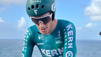 Pablo Castrillo, durante la primera etapa. Foto: Kern Pharma