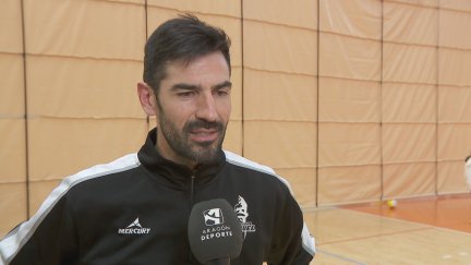 Torcello hablando con Aragón Deporte