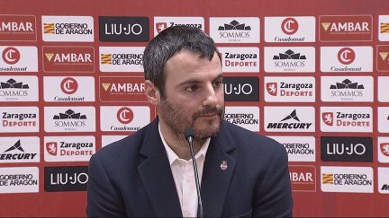 Carlos Cantero, durante su comparecencia de este domingo.