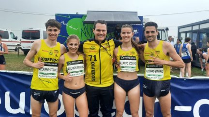 El relevo mixto del Alcampo Scorpio71 se ha hecho con la medalla de bronce.