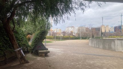 Entorno del CaixaForum donde ha aparecido el cuerpo del bebé sin vida.