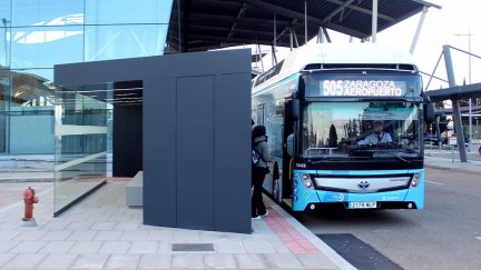 Línea de autobús aeropuerto de Zaragoza./ Europa Press