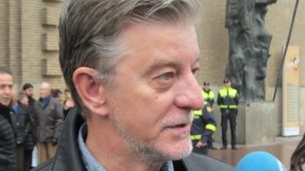 Pedro Santisteve, durante su época de alcalde de Zaragoza. / Archivo