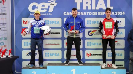 Jordi Sanjuán, en lo más alto del podio.