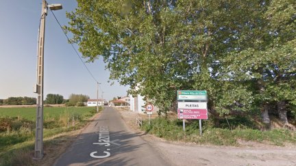 Carretera de acceso a Pleitas. / Google Maps