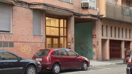 Bloque de viviendas en el barrio de Delicias.