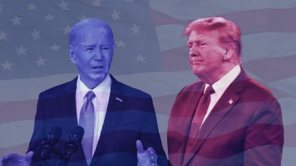 El candidato demócrata, Joe Biden (izq) y el republicano, Donald Trump (dcha).