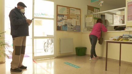 Interior de un centro de salud.