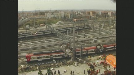 Imagen de archivo de uno de los trenes siniestrados el 11 de marzo de 2004.