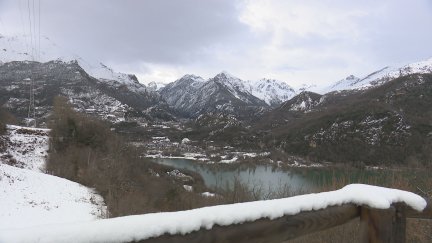 Situación actual del embalse de Búbal, en el valle de Tena.
