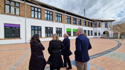 Antiguo colegio Ramón y Cajal, en Calatayud.