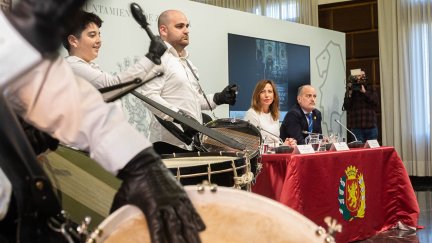 La alcaldesa de Zaragoza, Natalia Chueca, ha dado este lunes los detalles de la programación de este año. / Ayuntamiento de Zaragoza