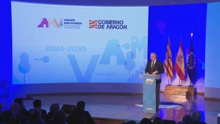 Acto de presentación del Plan Aragón Más Vivienda 2024-2030.