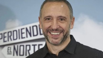 El director Ignacio García Velilla en la presentación de una de sus películas en Zaragoza.