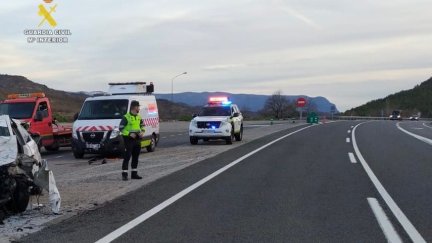 El accidente se ha producido en la N-330. | Guardia Civil