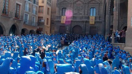 Imagen de la Procesión del Santo Entierro de Alcañiz. / Ruta del Tambor