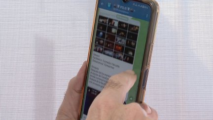 Un usuario utiliza Telegram.