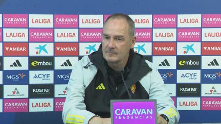 Víctor Fernández en rueda de prensa.
