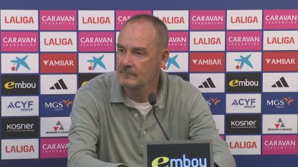 Víctor Fernández en rueda de prensa.