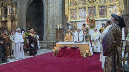 Reconstrucción histórica Juramento de los Compromisarios en Caspe, Zaragoza.