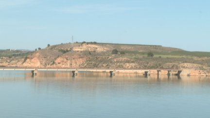 Imagen del embalse de Mequinenza.