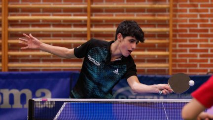 Álvaro Gimeno, durante la disputa del torneo.