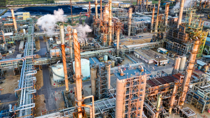 Planta de extracción de petróleo. / Canva