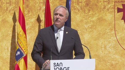 El presidente del Gobierno de Aragón ha participado en los actos institucionales organizados en Teruel.