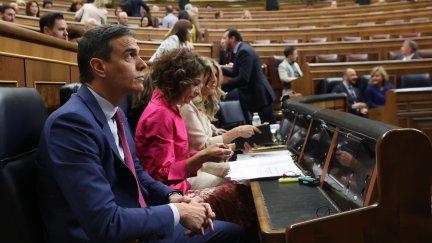 Pedro Sánchez en la sesión del Congreso este miércoles. / Europa Press.