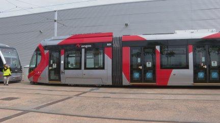 Nuevos tranvías en pruebas.