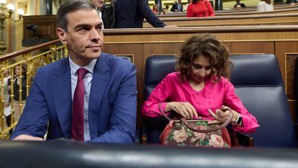 Pedro Sánchez en la última sesión de control al Gobierno en el Congreso. / Europa Press
