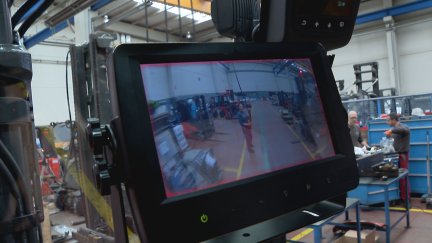 Cámara para prevenir accidentes laborales.