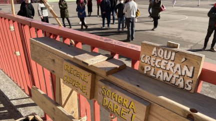 CEIP María Moliner, centro piloto en Zaragoza del proyecto 'Patios x el clima'. / Europa Press