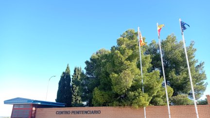 Cárcel de Zuera este martes.