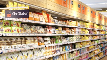 Productos sin gluten a la venta en un supermercado. / Europa Press