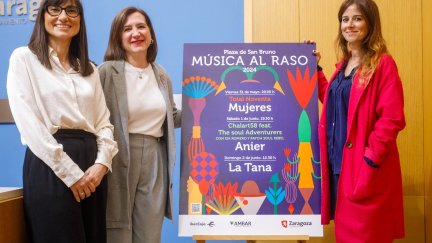Presentación del cartel de 'Música al Raso'. / Ayuntamiento de Zaragoza