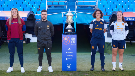 La Copa y las finalistas, en La Romareda