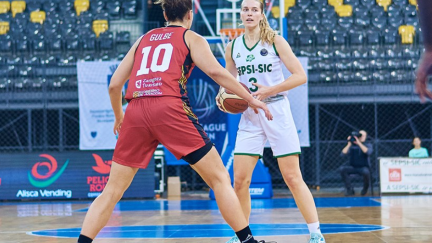 Ellen Nyström, durante un partido ante el Casademont Zaragoza