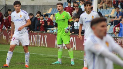 Imagen del partido disputado este domingo.