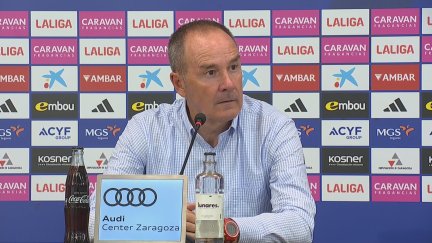 Víctor Fernández en rueda de prensa.