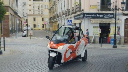 Así son los nuevos triciclos eléctricos que podrán usarse en Zaragoza. / Minits