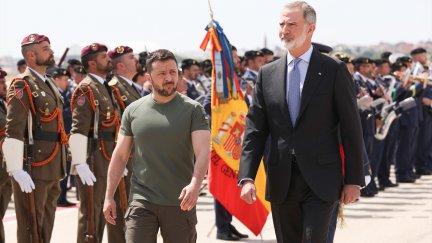 El rey Felipe VI junto al presidente de Ucrania. / Casa de S.M. el rey