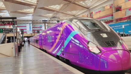 Los Avlo S106 tienen una capacidad de 581 plazas distribuidas en doce coches de viajeros./ RENFE