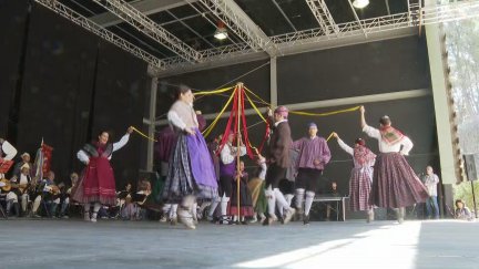 Alcañiz recibe a más de un millar de aragoneses en el Encuentro de Comunidades Aragonesas del Exterior.