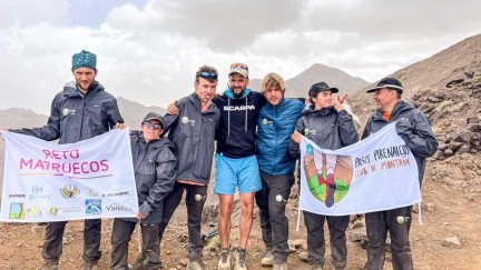 Los integrantes del 'Reto Marruecos'.