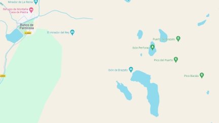 Mapa del Ibón de Brazato en Panticosa. / Google Maps