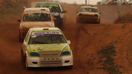 Una imagen del XVII Autocross de Monreal del Campo disputado este sábado.