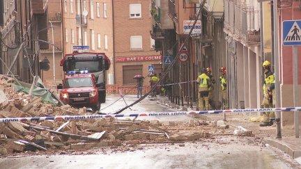 Se cumple el primer aniversario del derrumbe del edificio del número 21 de la calle San Francisco de Teruel.