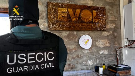 Operación de la Guardia Civil para desarticular la secta peligrosa 'EVOL' en Escatrón (Zaragoza).