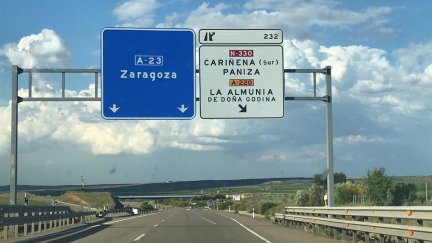 Tramo de la Autovía A-23. / Europa Press
